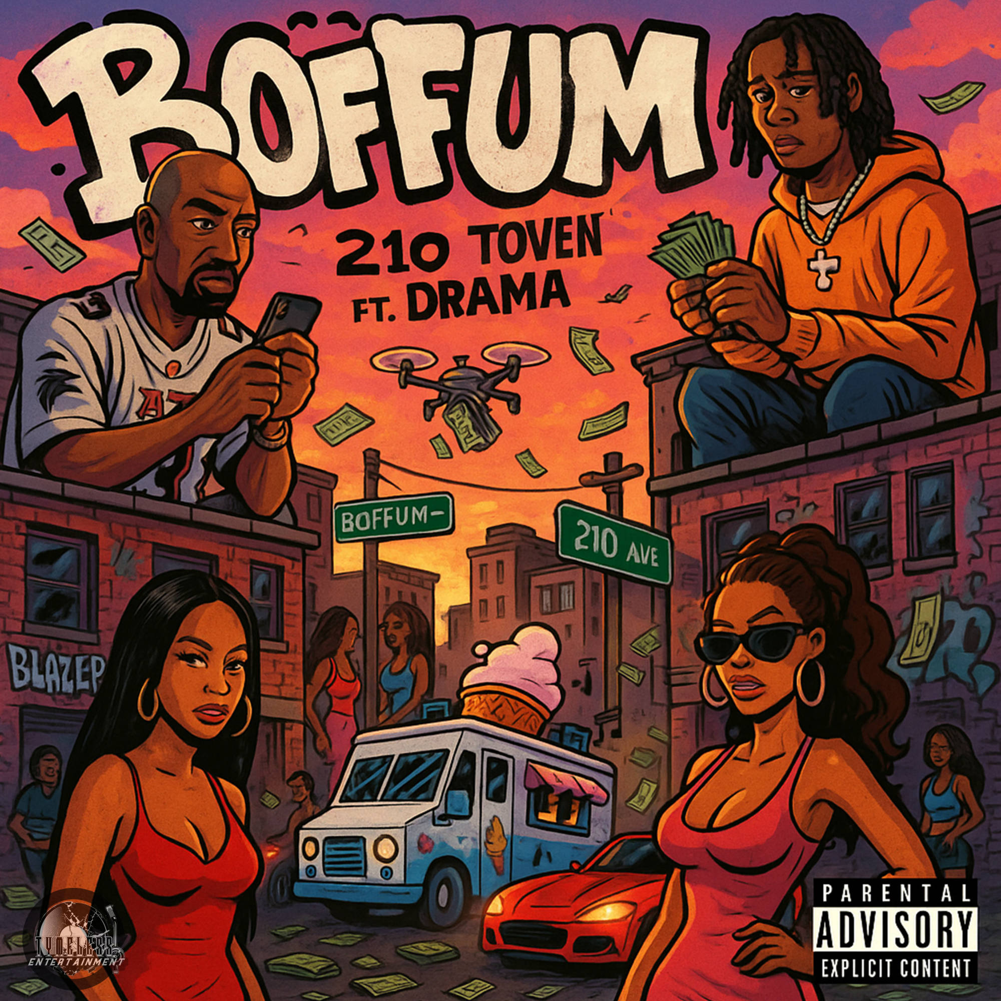Old Atlanta meets New Atlanta with DRAMA and 210 Toven (Tymeless Entertainment) in collaboration on Boffum. 