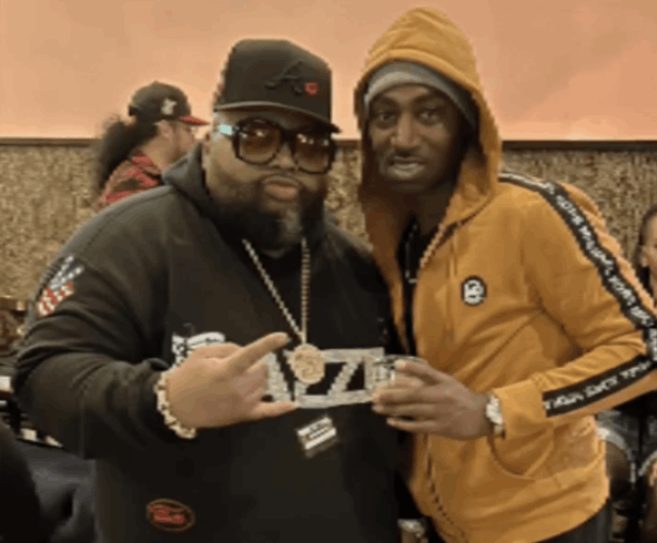 "No, I don't think so." That can't be the "Big Ball" himself, DRAMA with Atlanta Super Producer Jazze Pha.