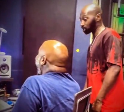 Big Boy and Drama put down some classic tracks in the studio.